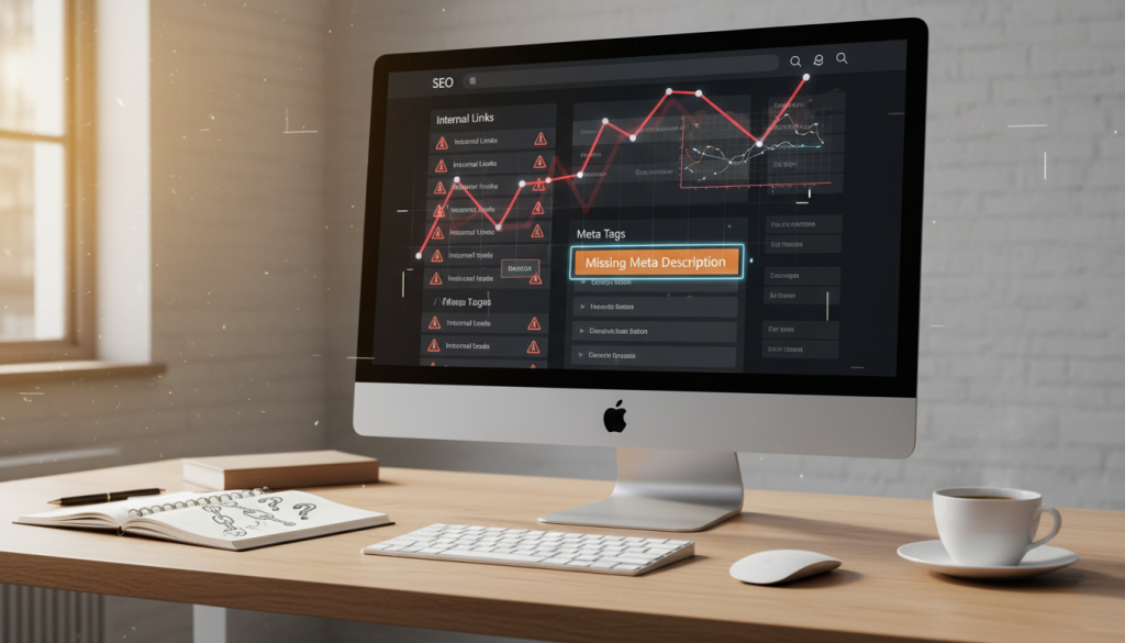 Quais os erros de SEO mais comuns